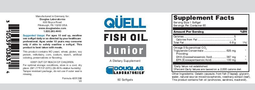 Douglas Laboratories QUELL Fish Oil - Junior