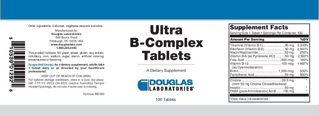 Douglas Laboratories Ultra B-Complex Tablets