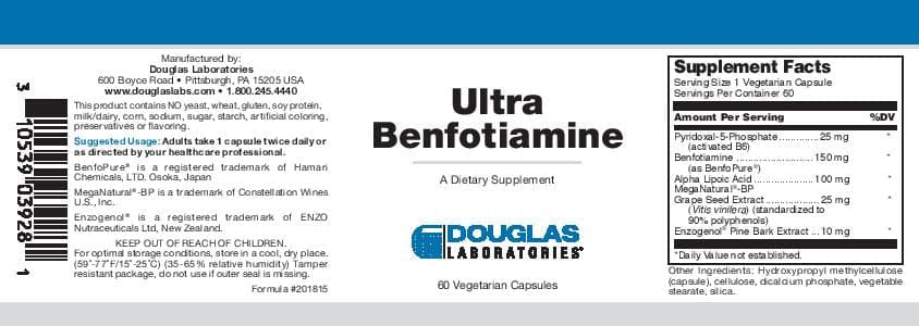 Douglas Laboratories Ultra Benfotiamine