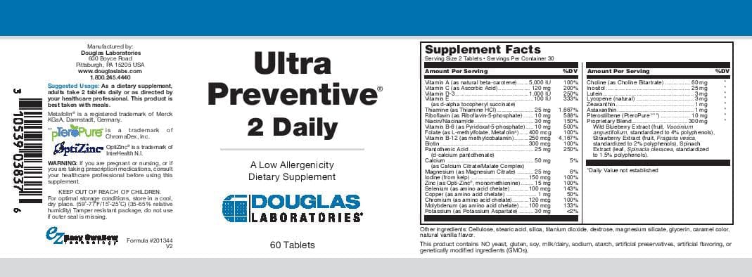 Douglas Laboratories Ultra Preventive 2 Daily