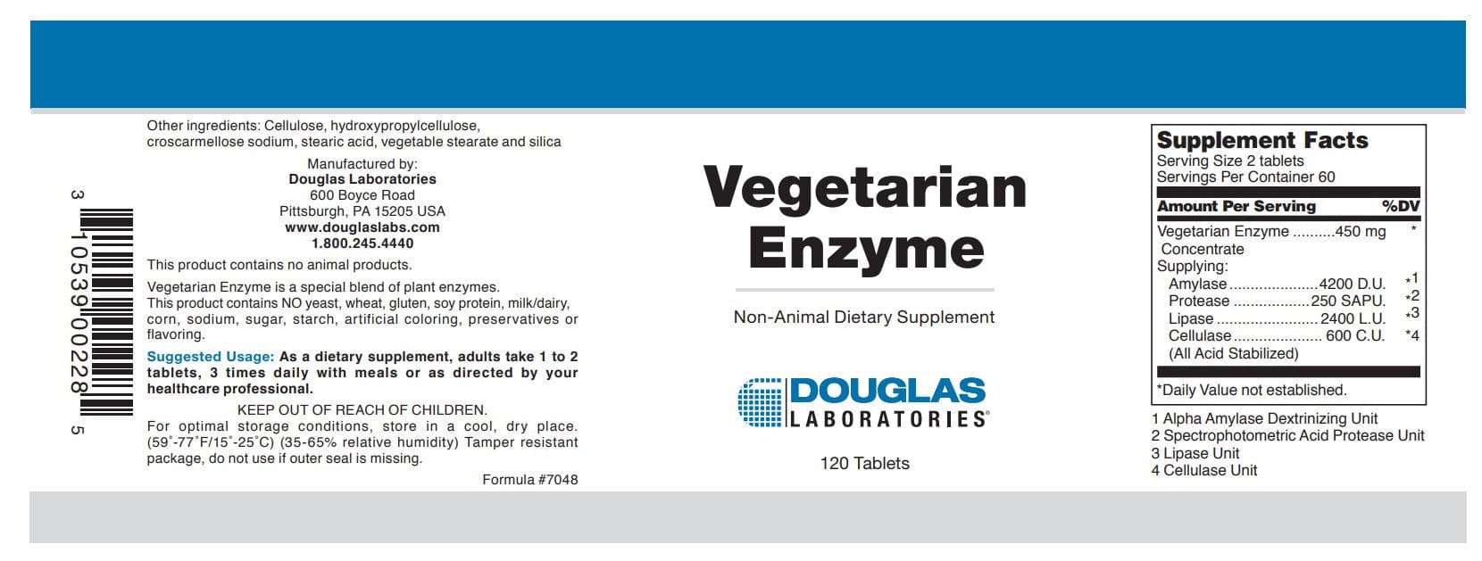 Douglas Laboratories Vegetarian Enzyme