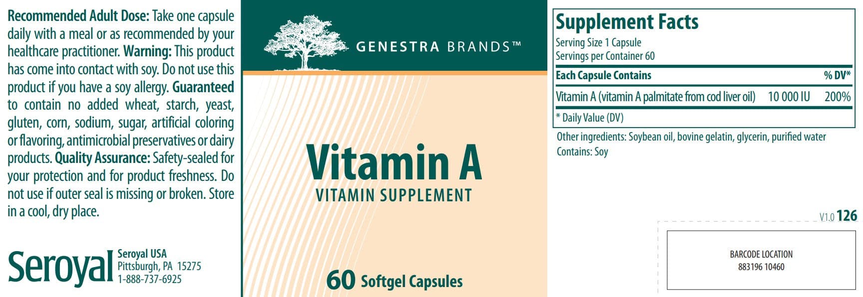 Genestra Brands Vitamin A