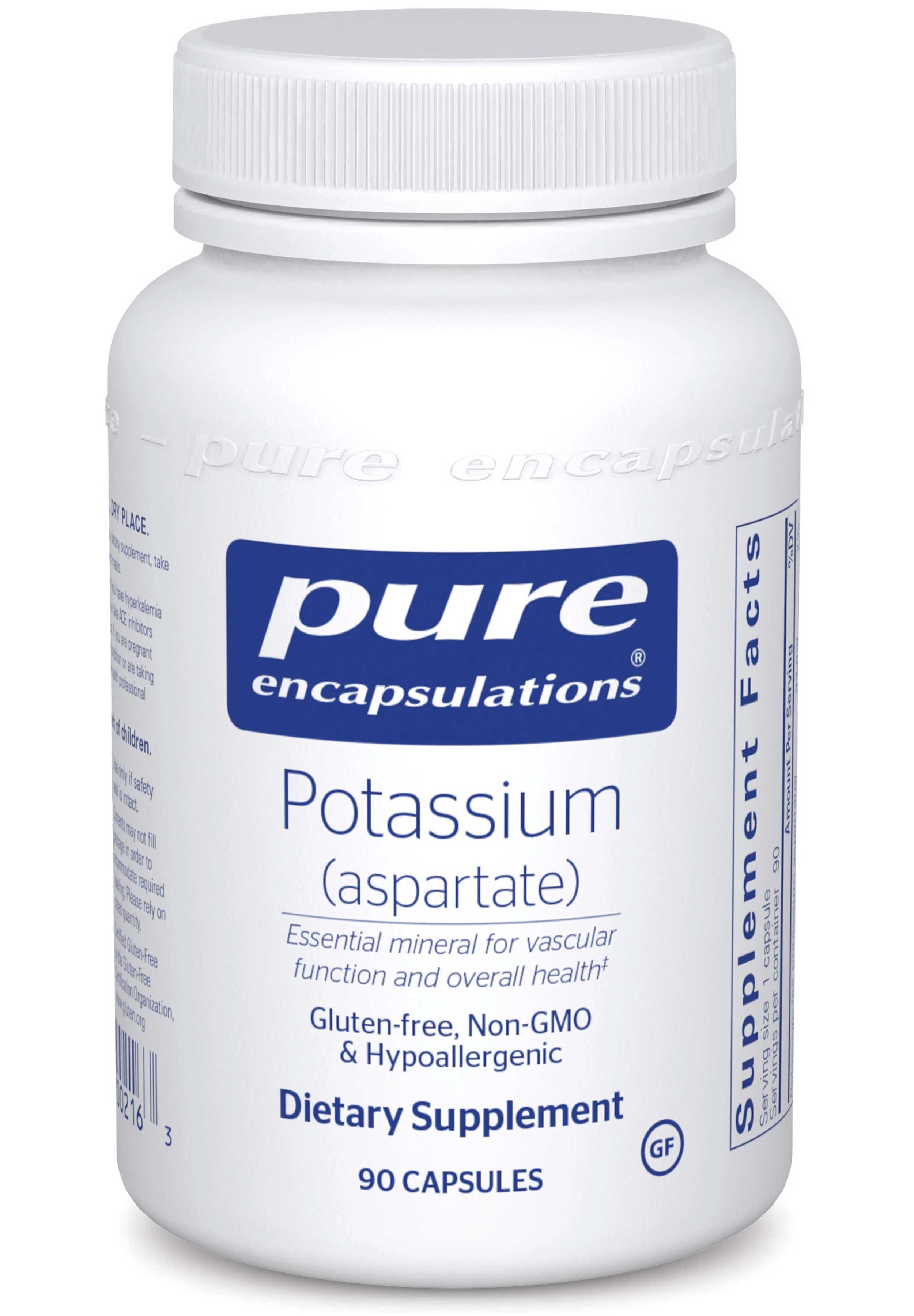 Pure Encapsulations Potassium (Aspartate)