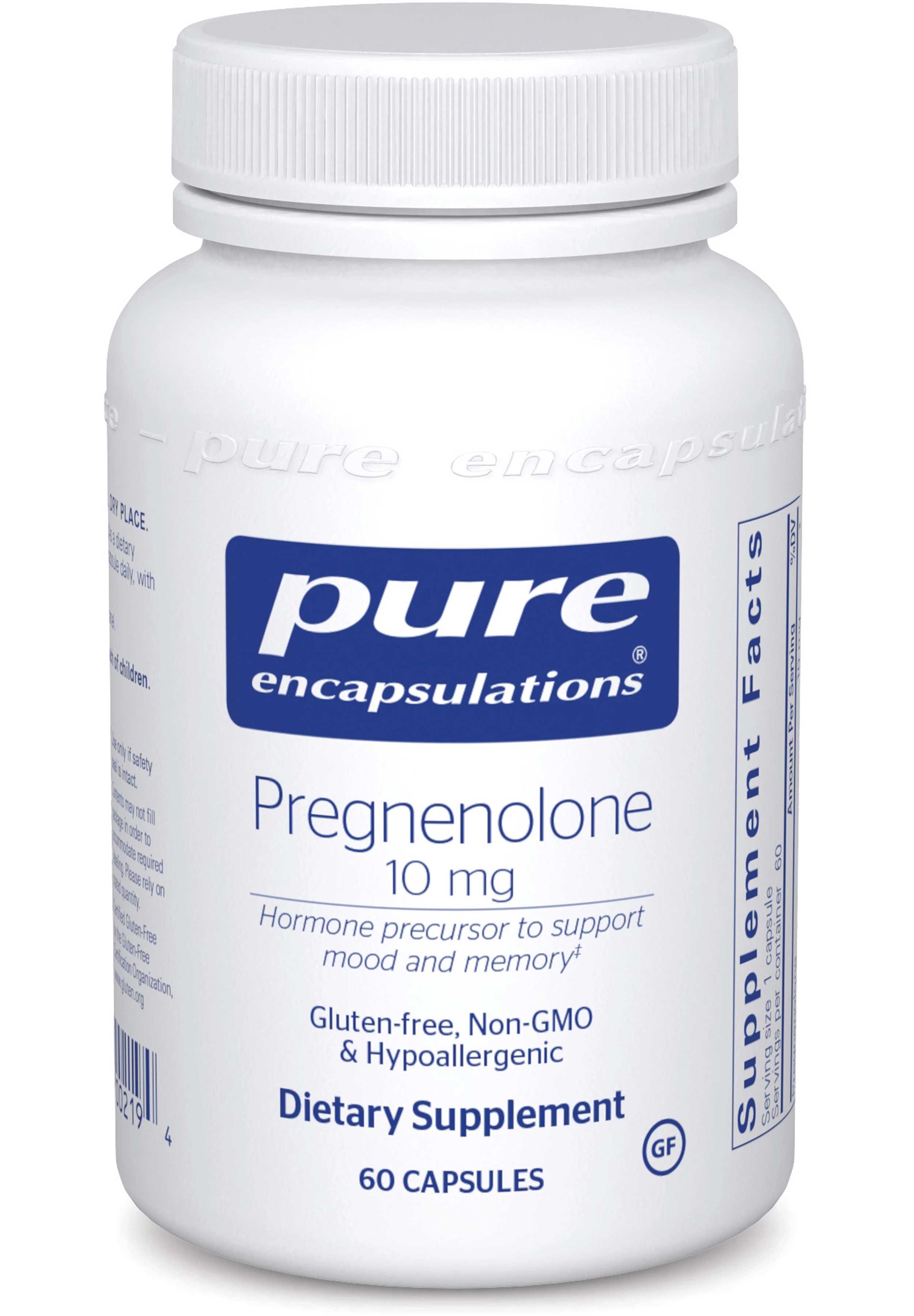 Pure Encapsulations Pregnenolone 10mg 