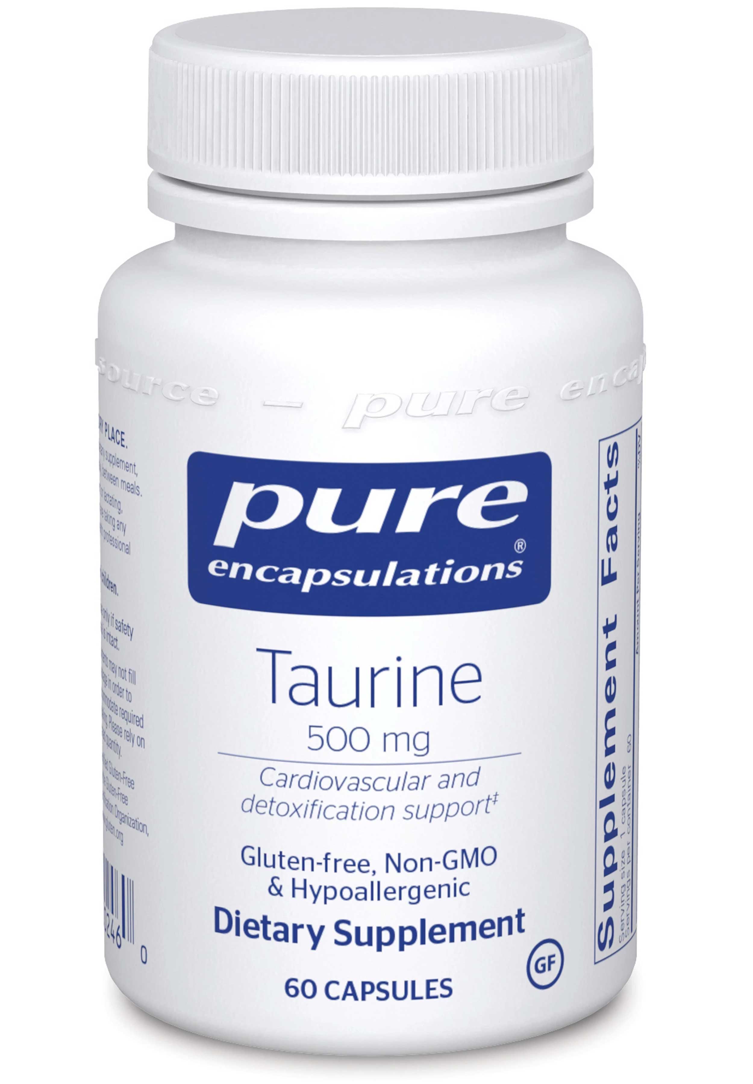 Pure Encapsulations Taurine 500 mg