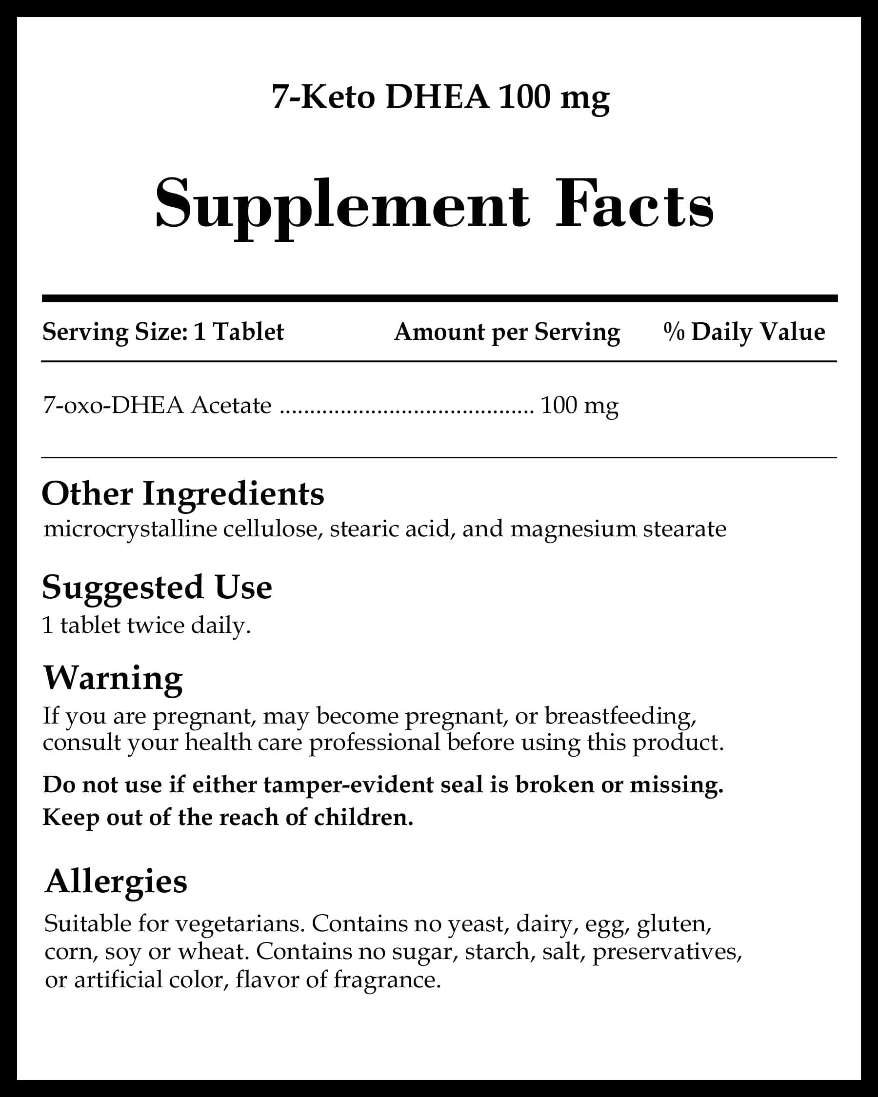 Source Naturals 7-Keto DHEA 100 mg