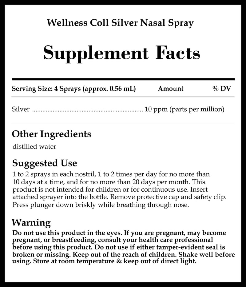 Source Naturals Wellness Colloidal Silver Nasal Spray
