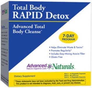 Advanced Naturals Total Body Rapid Detox Kit